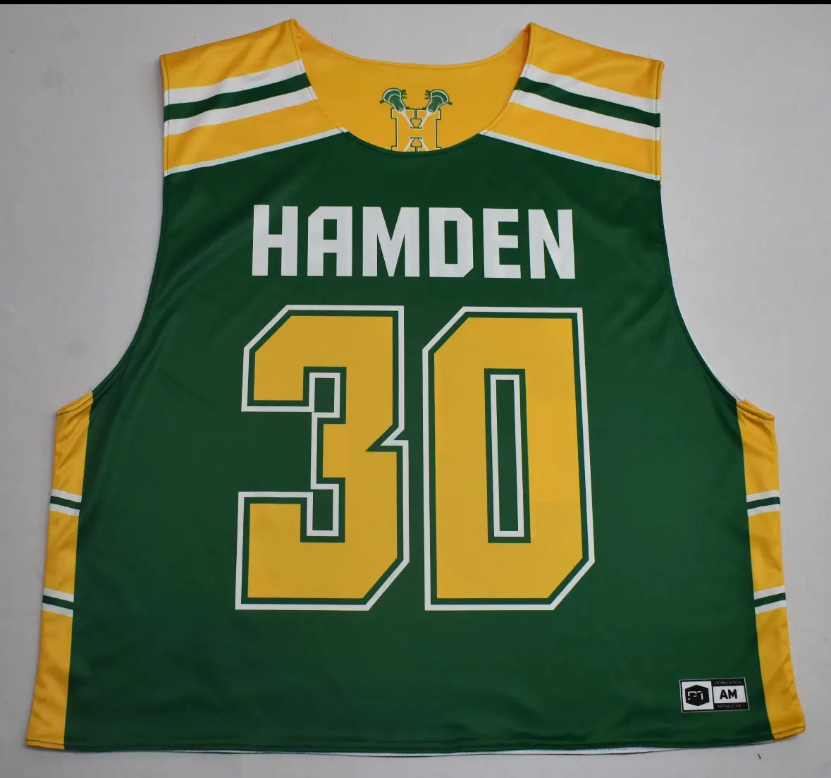 Hamden green lacrosse practice jersey