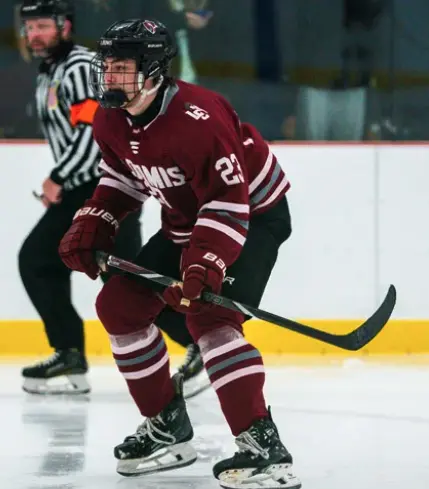 Loomis Chaffee boys hockey uniform on ice
